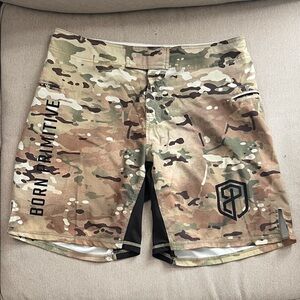 Born Primitive American Defender Shorts - Multicam camouflage pattern